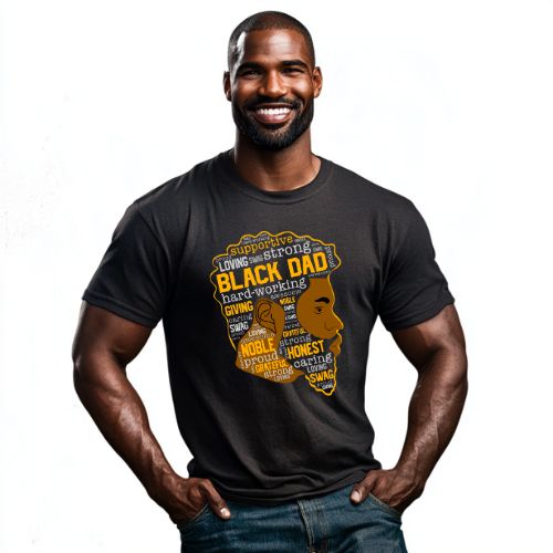 Black Dad T-shirt