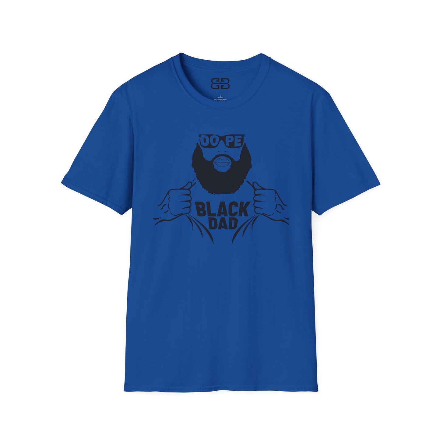 Dope Black Dad Softstyle T-Shirt